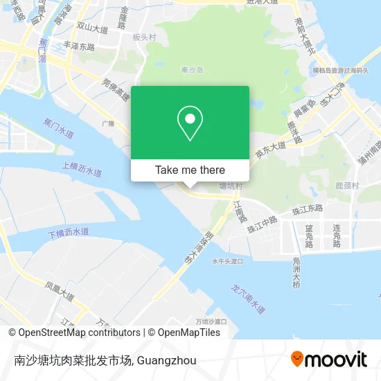南沙塘坑肉菜批发市场 map
