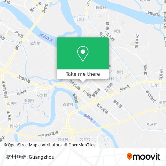 杭州丝绸 map