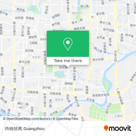 尚锦丝绸 map