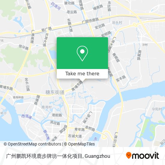 广州鹏凯环境鹿步牌坊一体化项目 map