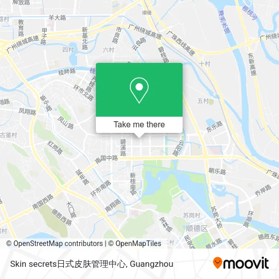 Skin secrets日式皮肤管理中心 map