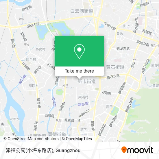 添福公寓(小坪东路店) map