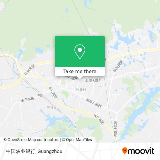 中国农业银行 map