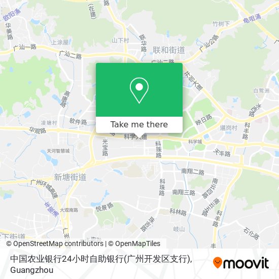 中国农业银行24小时自助银行(广州开发区支行) map