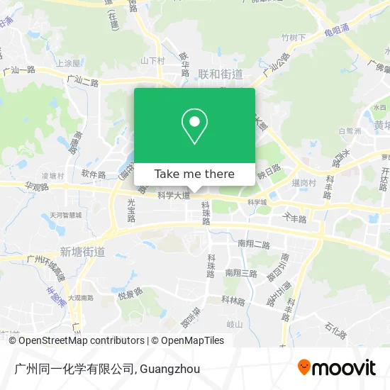 广州同一化学有限公司 map