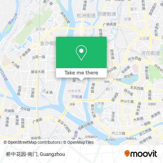 桥中花园-南门 map