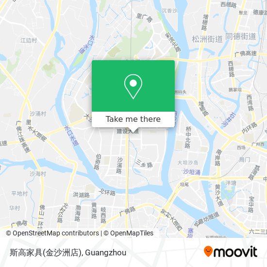 斯高家具(金沙洲店) map