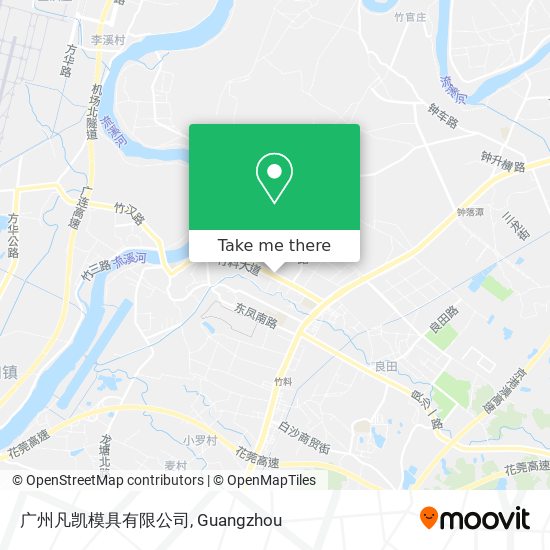广州凡凯模具有限公司 map
