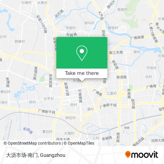 大沥市场-南门 map