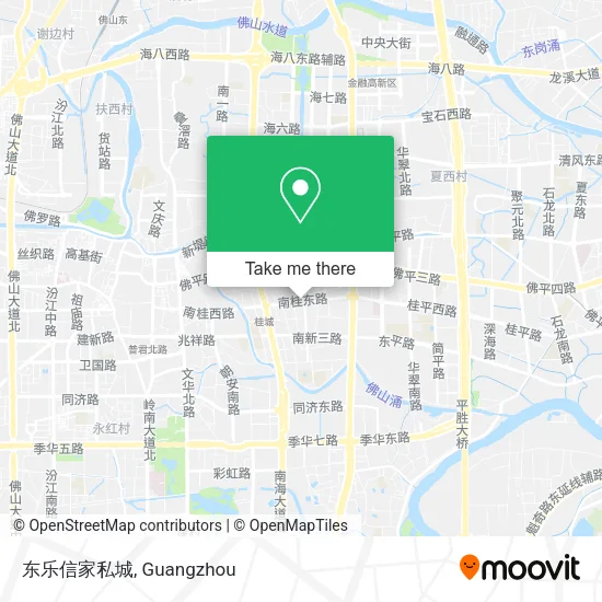 东乐信家私城 map