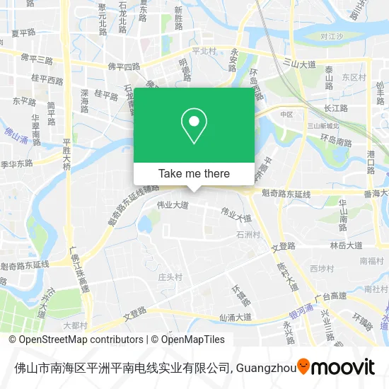 佛山市南海区平洲平南电线实业有限公司 map