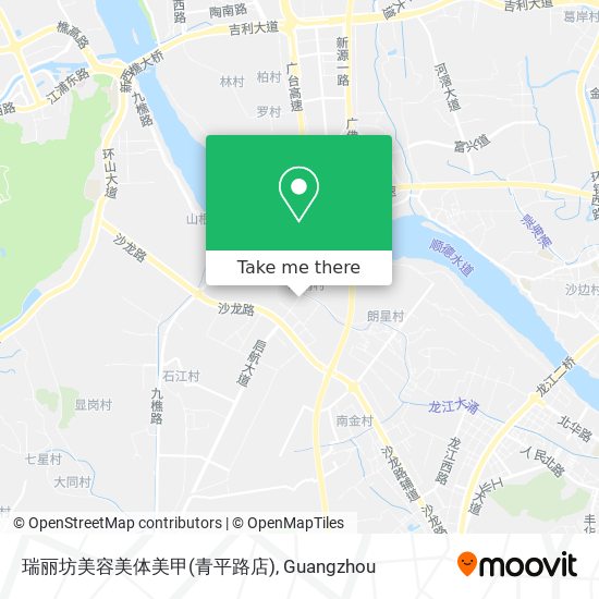 瑞丽坊美容美体美甲(青平路店) map