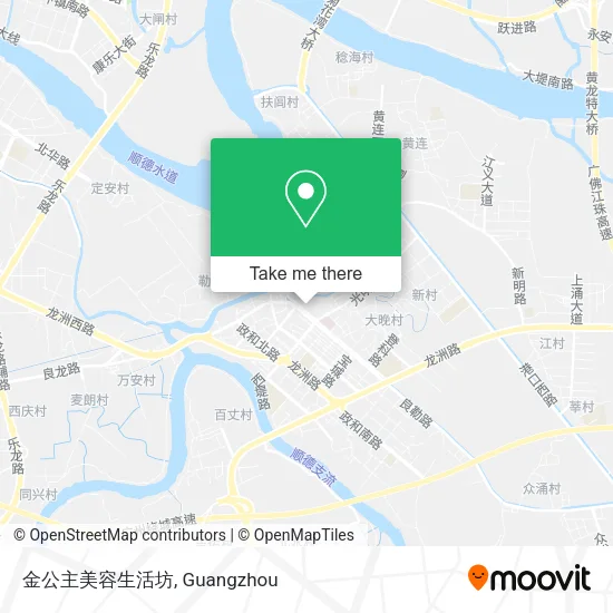 金公主美容生活坊 map