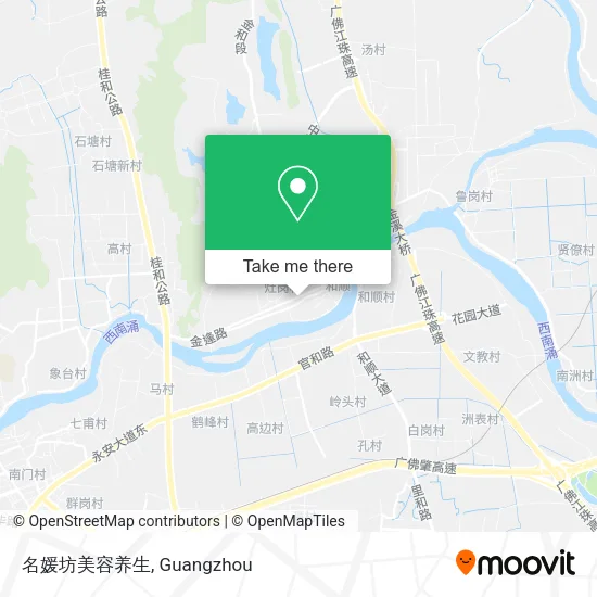 名媛坊美容养生 map