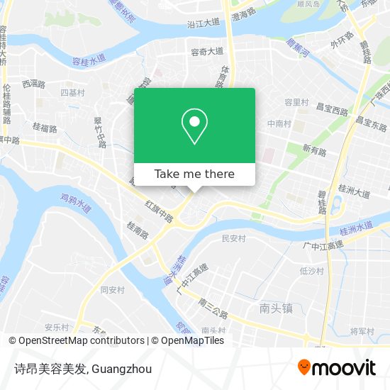 诗昂美容美发 map