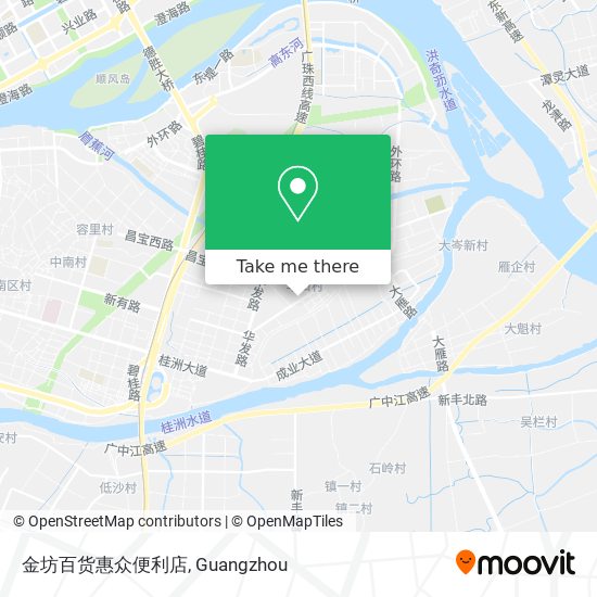 金坊百货惠众便利店 map
