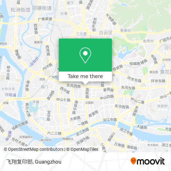 飞翔复印部 map