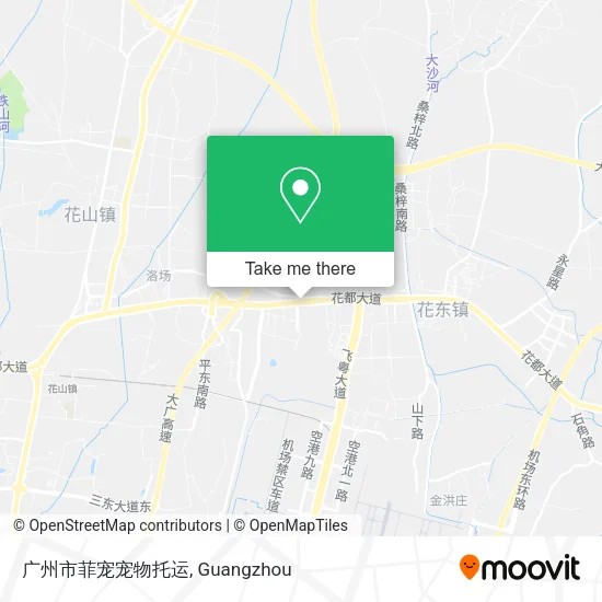 广州市菲宠宠物托运 map