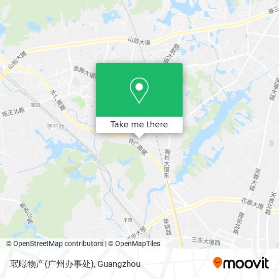 珉暻物产(广州办事处) map