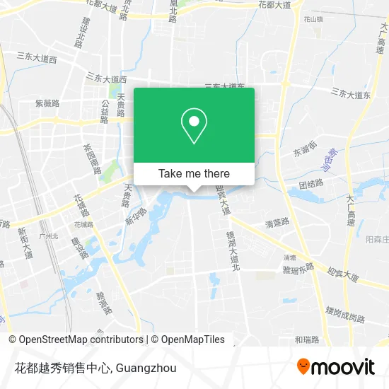 花都越秀销售中心 map