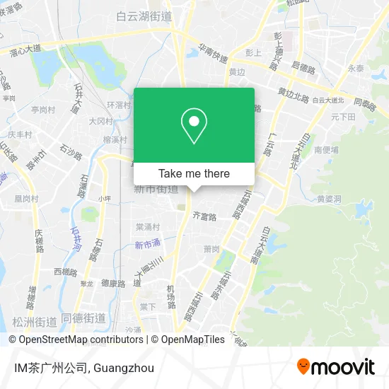 IM茶广州公司 map