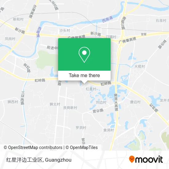 红星泮边工业区 map