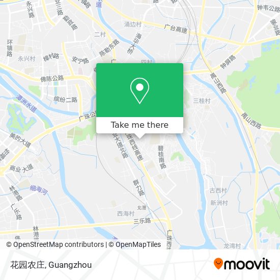 花园农庄 map