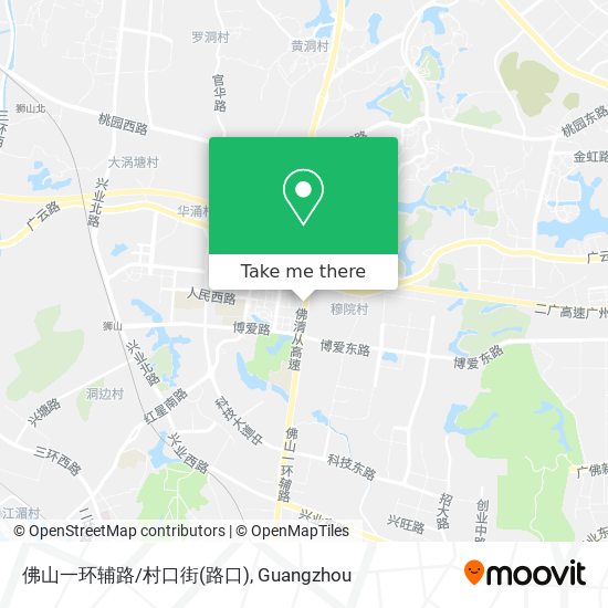 佛山一环辅路/村口街(路口) map