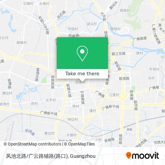 凤池北路/广云路辅路(路口) map
