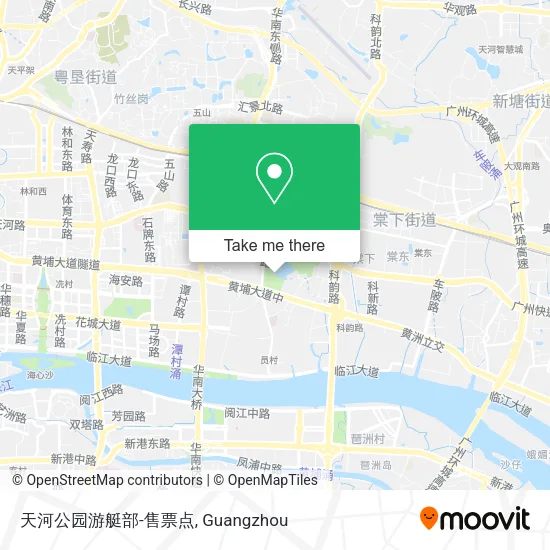 天河公园游艇部-售票点 map