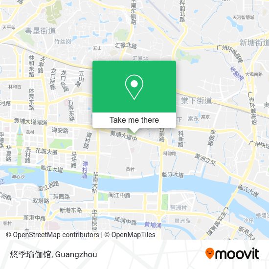 悠季瑜伽馆 map