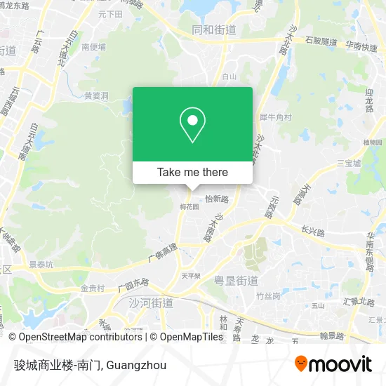 骏城商业楼-南门 map