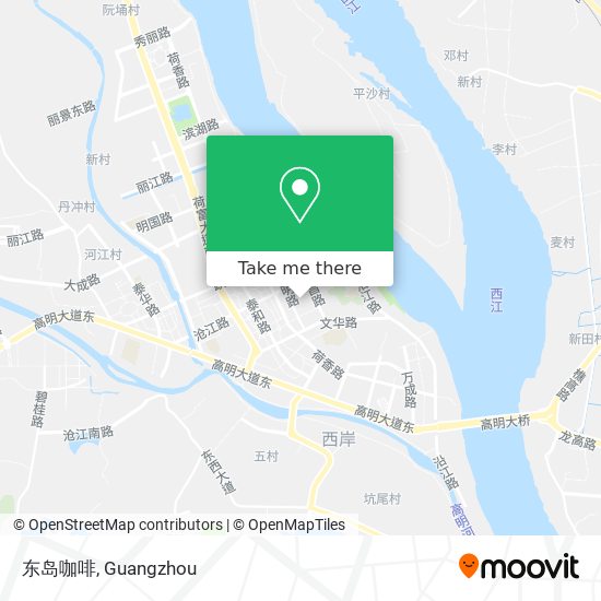 东岛咖啡 map