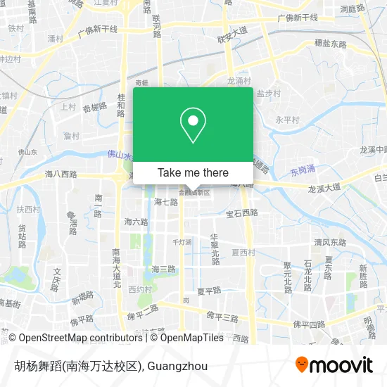 胡杨舞蹈(南海万达校区) map