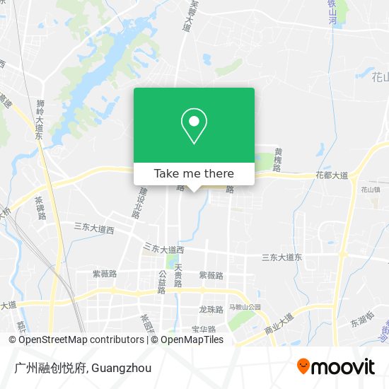 广州融创悦府 map