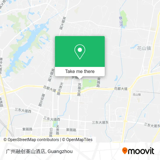 广州融创堇山酒店 map