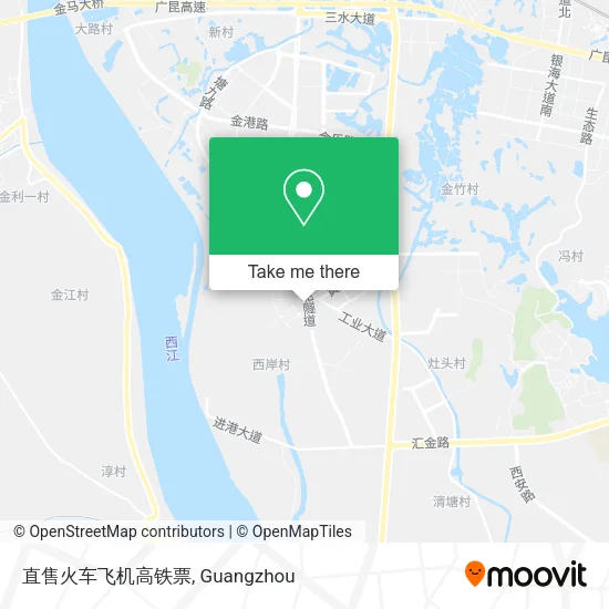 直售火车飞机高铁票 map