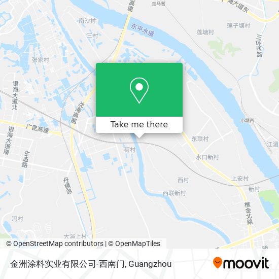 金洲涂料实业有限公司-西南门 map