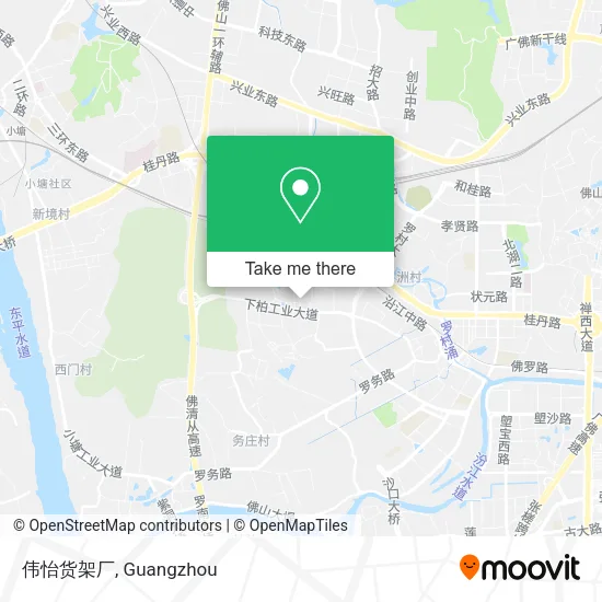 伟怡货架厂 map