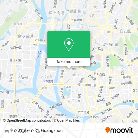南岸路源溪石路边 map