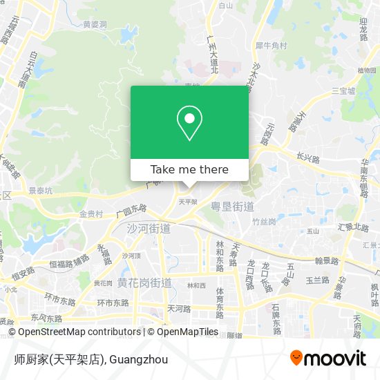 师厨家(天平架店) map