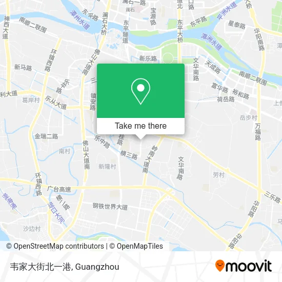 韦家大街北一港 map