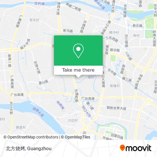 北方烧烤 map