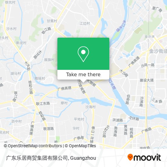 广东乐居商贸集团有限公司 map