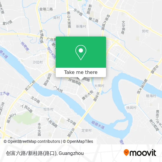 创富六路/新桂路(路口) map