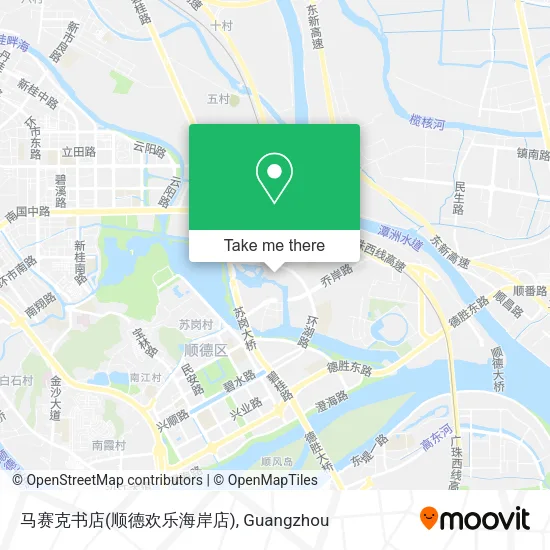 马赛克书店(顺德欢乐海岸店) map