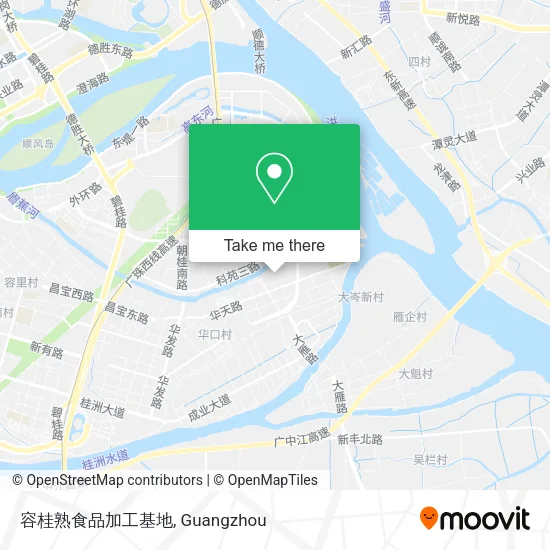 容桂熟食品加工基地 map