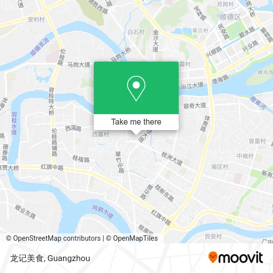 龙记美食 map