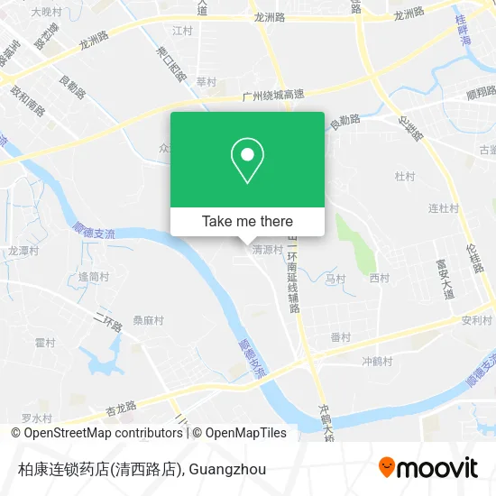 柏康连锁药店(清西路店) map