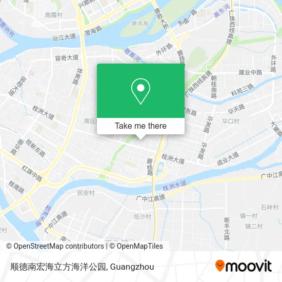 顺德南宏海立方海洋公园 map